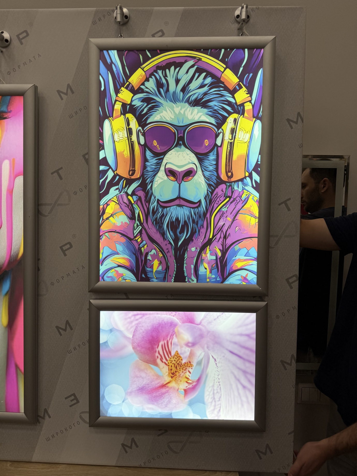 световые панели для торгового зала